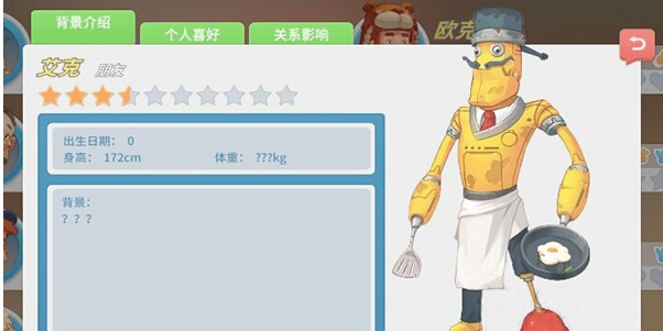 波西亞時光艾克喜歡什麼？