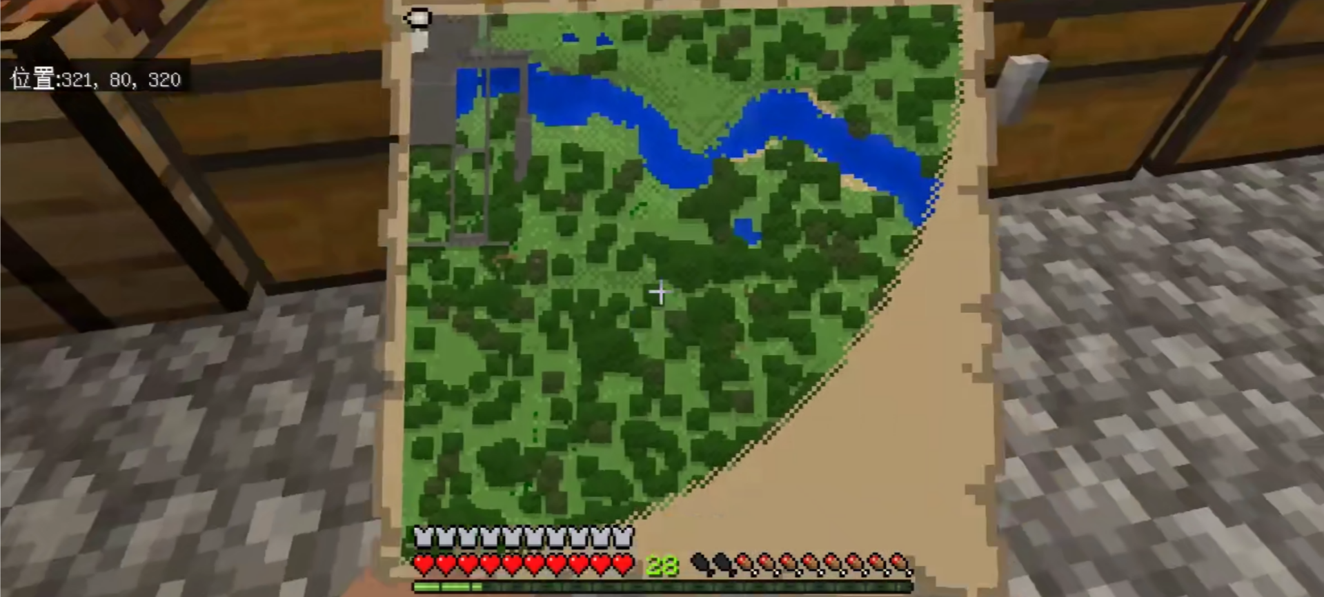 我的世界定位地圖怎麼升級？