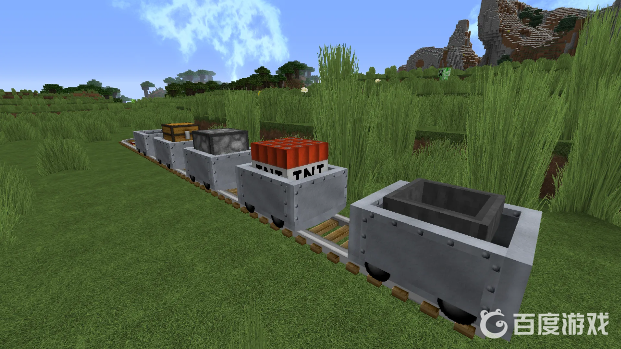 我的世界的礦車怎麼連起來？