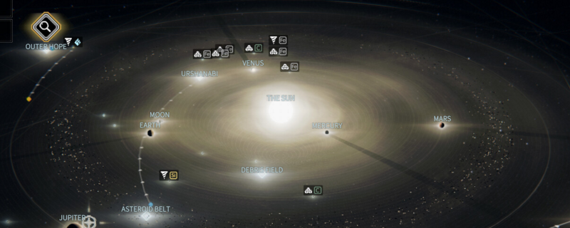 伊克西翁第一章的公司空間站在哪裡