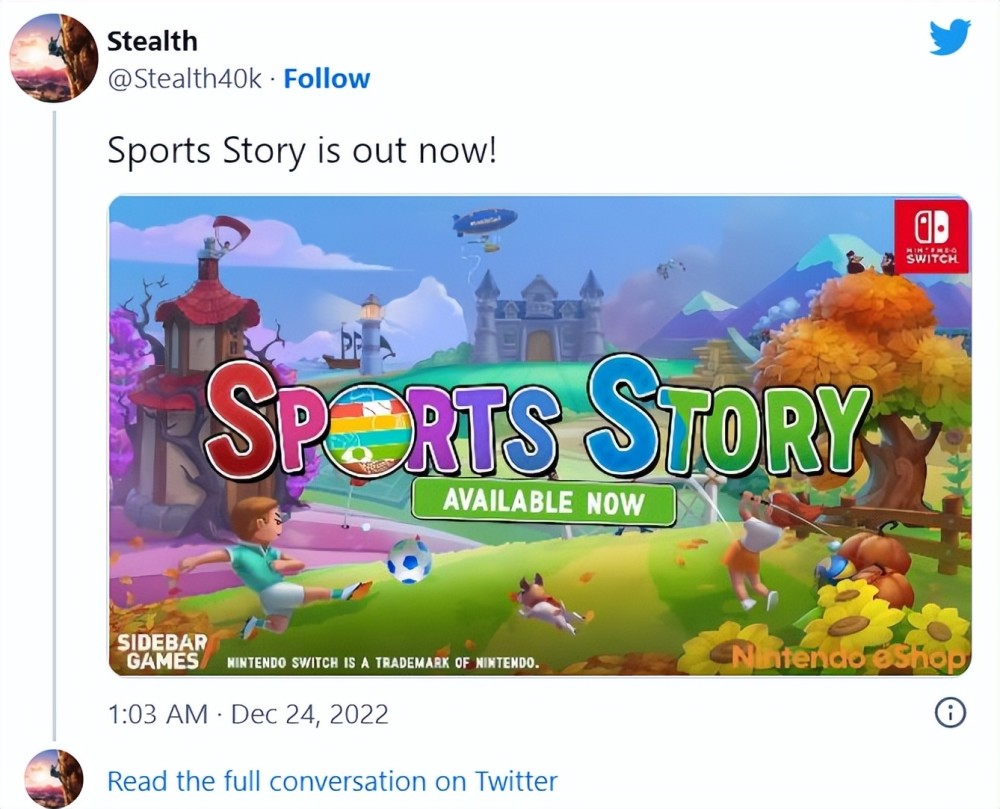 《運動物語》已正式發售，華麗的像素風格