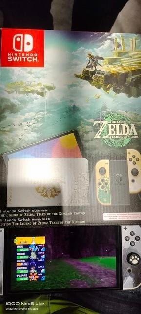 《塞爾達傳說:王國之淚》Switch OLED限定版疑似流出 真實性未知
