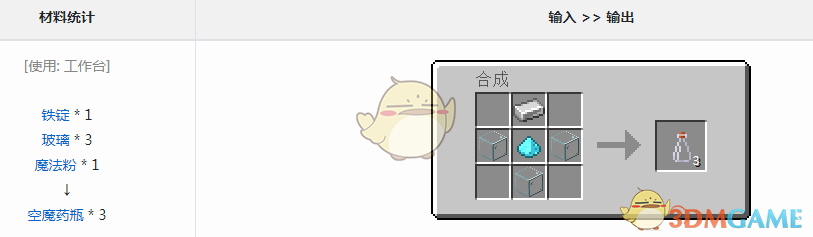 《我的世界》魔法金屬空魔藥瓶怎麼獲得