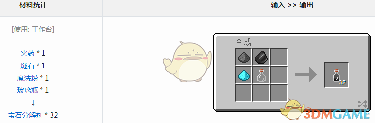 《我的世界》魔法金屬寶石分解劑怎麼獲得