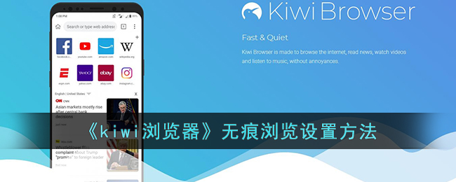 《kiwi瀏覽器》無痕瀏覽設置方法
