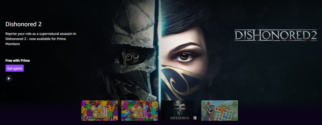 亞馬遜喜加N：《恥辱 2》、《合金彈頭》系列現已開放領取