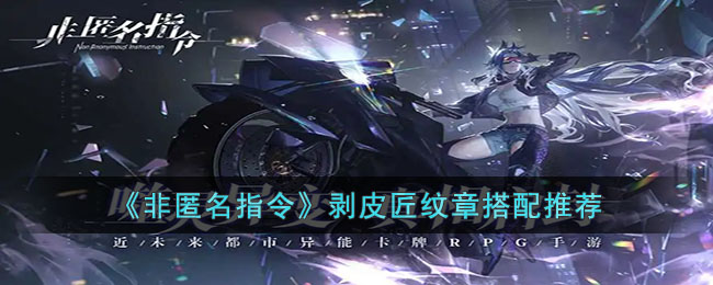 《非匿名指令》剝皮匠紋章搭配推薦