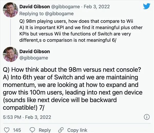 網傳下一代NS可能在2024年問世 今年不會有Pro機型