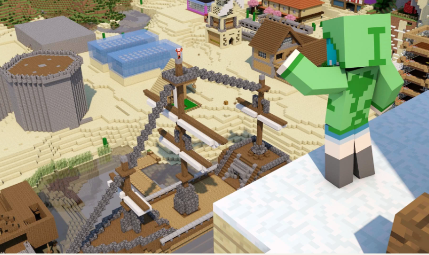 我的世界風力發電機怎麼擺？