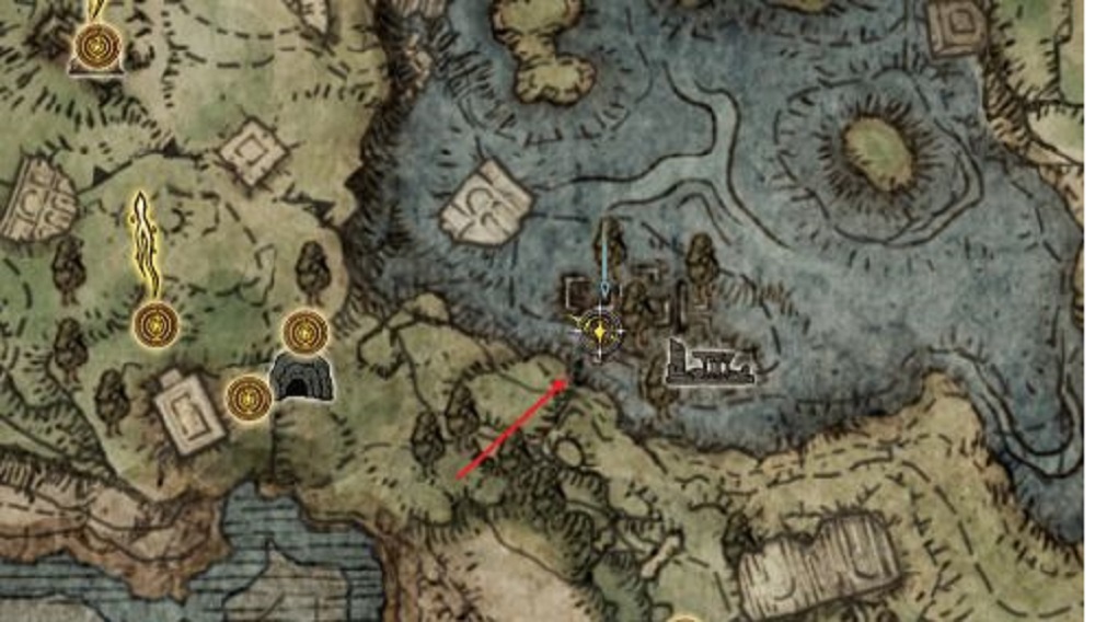 艾爾登法環龍息廢墟龍在哪？