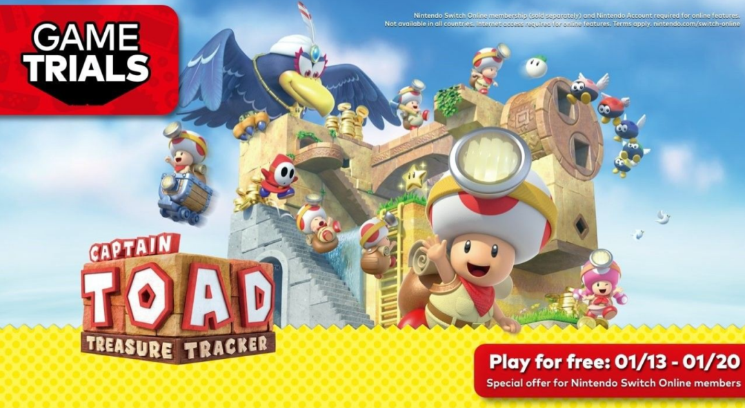 Switch《蘑菇隊長》面向付費會員開啟免費遊玩