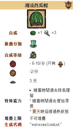 如何合成潮流西瓜帽?