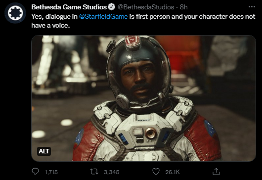 《星空》對話場景將採用第一人稱 主角沒有配音