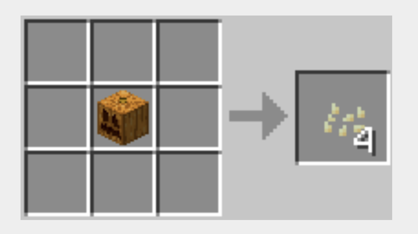 材料類南瓜種子的合成配方是什麼？需要搭配合成示意圖