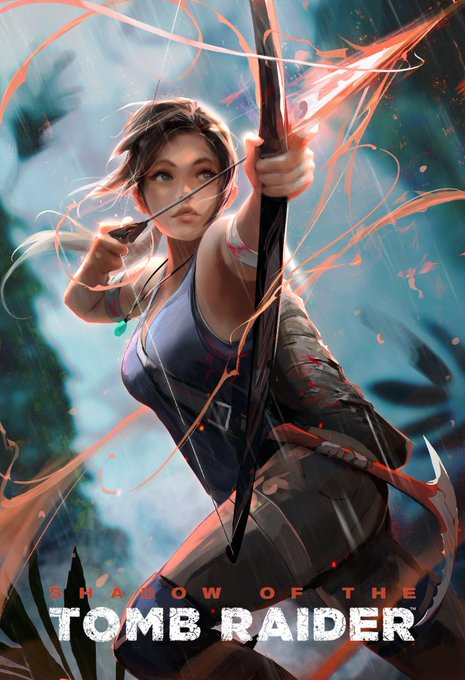 紀念25周年《古墓麗影 暗影》官方發布重繪版封面