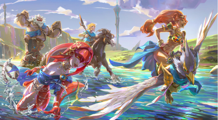 塞爾達四神獸位置在哪？