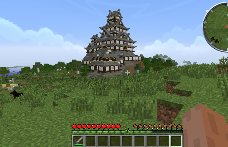 我的世界天守閣怎麼建？