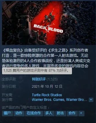 《喋血復仇》Steam特別好評 玩家：除了貴沒大毛病