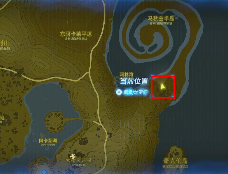 塞爾達馬秋茲半島神廟球在哪？