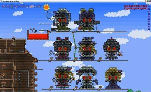 泰拉瑞亞精金礦在地圖長什麼樣？