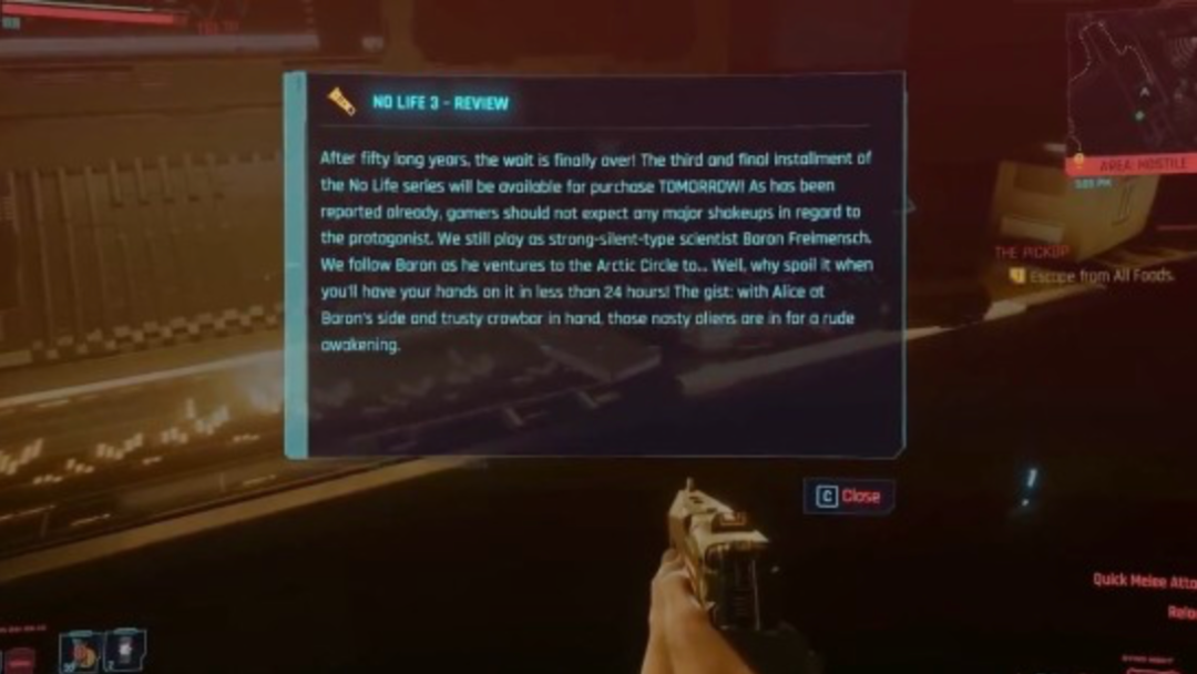 《賽博朋克2077》彩蛋玩梗「半條命3」， 拍照能擺JoJo立；育碧免費贈禮！今日可領《英靈殿》獎勵包；