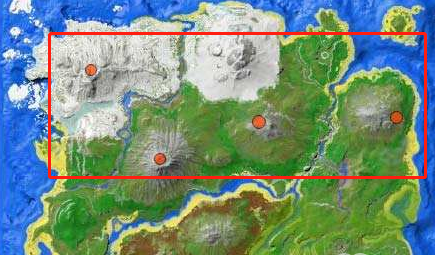 方舟黑曜石在哪個位置？