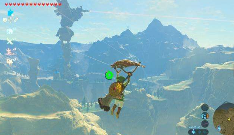 塞爾達上升氣流怎麼飛起來？