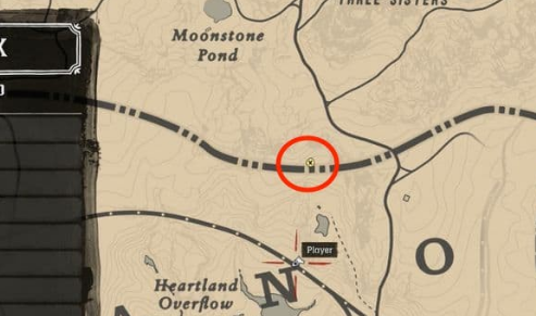 荒野大鏢客2奇克的藏寶圖位置在哪？