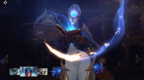 LOL手游獨佔的「星域系列」皮膚測評：全新的英雄原畫及模型 青鋼影腿長腰又細！