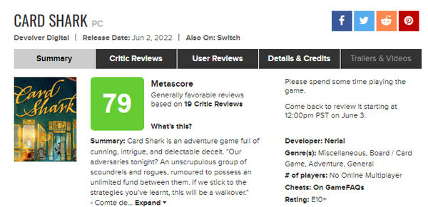 《千爵史詩》媒體評分解禁 MC79分富有特色