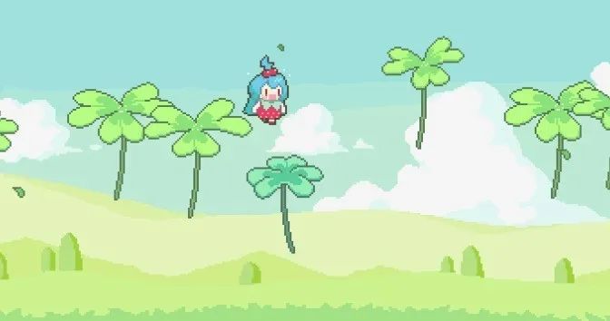 B站首頁上線超硬核平台跳躍小游戲《風葉穿行》