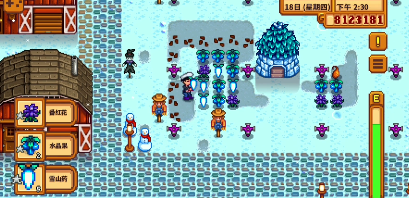 星露穀物語雪山葯哪裡搞？