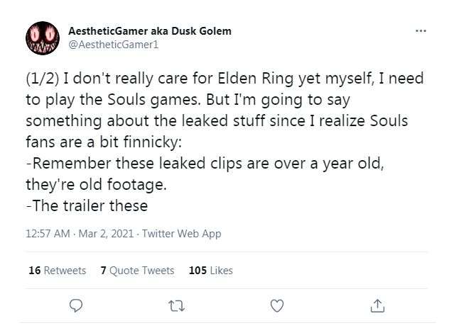 《Elden Ring》預告泄露 黑魂加入了坐騎系統