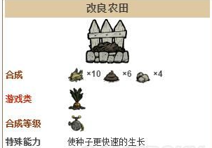 如何合成改良農田?
