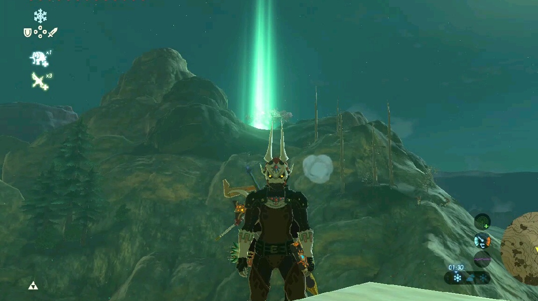 塞爾達神山如何發光？