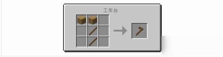 工具鋤的合成配方有幾種？分別是什麼？需要合成示意圖