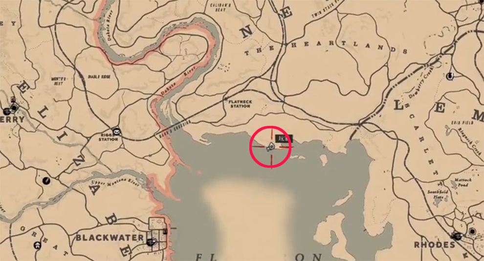 荒野大鏢客2臭鼬位置在哪？