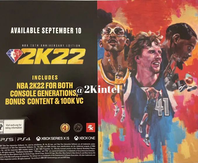 《NBA 2K22》新傳聞：上市日期與三大封面球員泄露