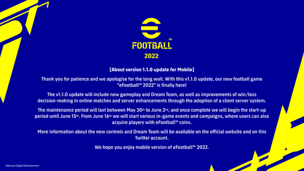 《eFootball》第二賽季將開啟 月末進行版本升級