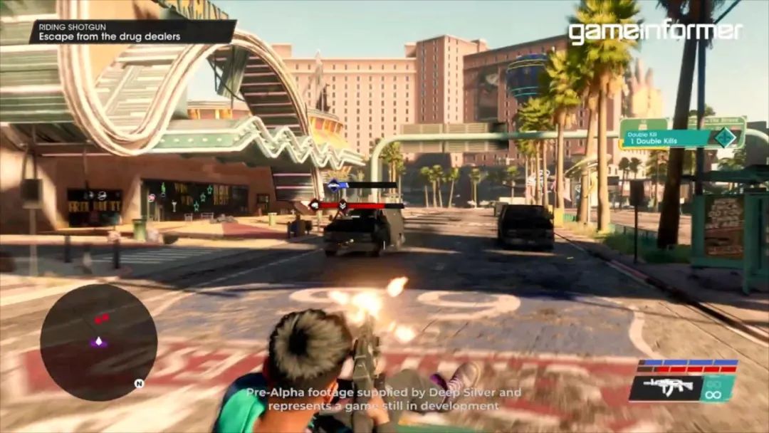 《黑道聖徒》重啟版最新實機畫面，展示載具駕駛與戰斗內容