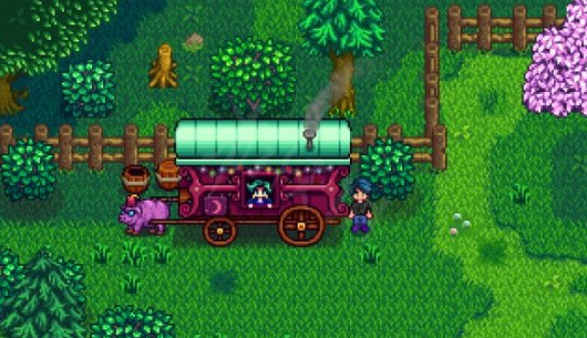 星露穀物語豬車營業時間是什麼時候？