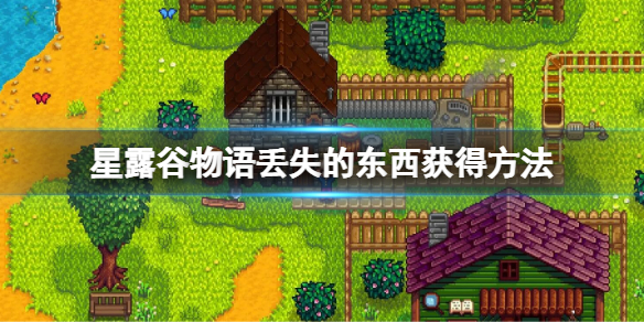 《星露穀物語》丟失的東西怎麼獲得？丟失的東西獲得方法