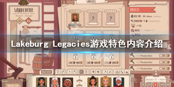 《Lakeburg Legacies》好玩嗎？遊戲特色內容介紹
