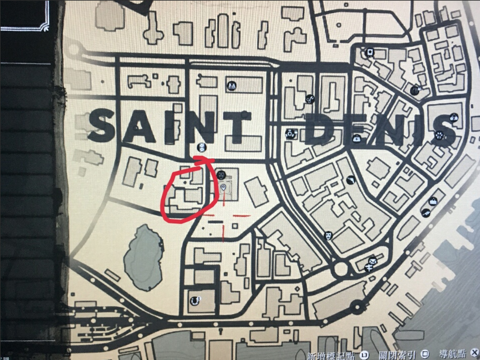 荒野大鏢客2聖丹尼斯警察局位置在哪？