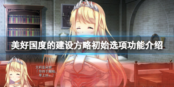 《美好國度的建設方略》初始選項怎麼選？初始選項功能介紹