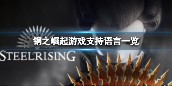 《鋼之崛起》支持中文嗎？游戲支持語言一覽