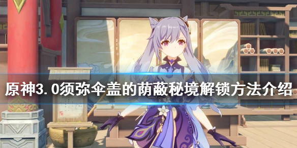 《原神》須彌傘蓋的蔭蔽秘境在哪？3.0須彌傘蓋的蔭蔽秘境解鎖方法介紹