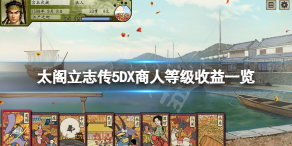 《太閣立志傳5DX》商人等級有哪些？商人等級收益一覽