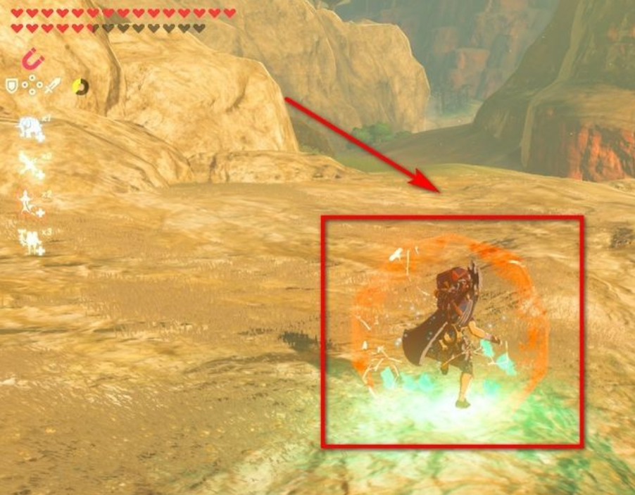 塞爾達後空翻怎麼按？