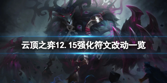 《雲頂之弈》12.15強化符文有什麼改動？12.15強化符文改動一覽